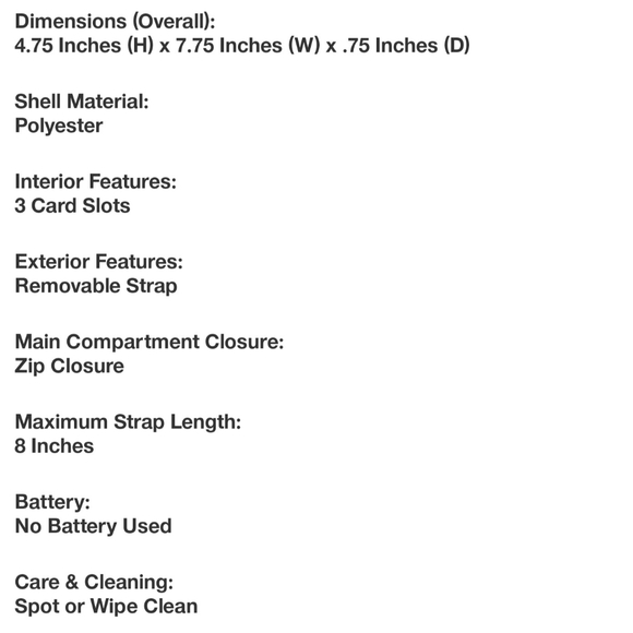 Holiday Theme Zip Wallet! NWT. - Picture 11 of 11